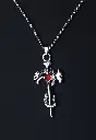 Gothic Snake Cross chain