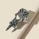 skull Claw full finger ring
