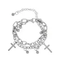 🖤 DropCross Double Layer Bracelet