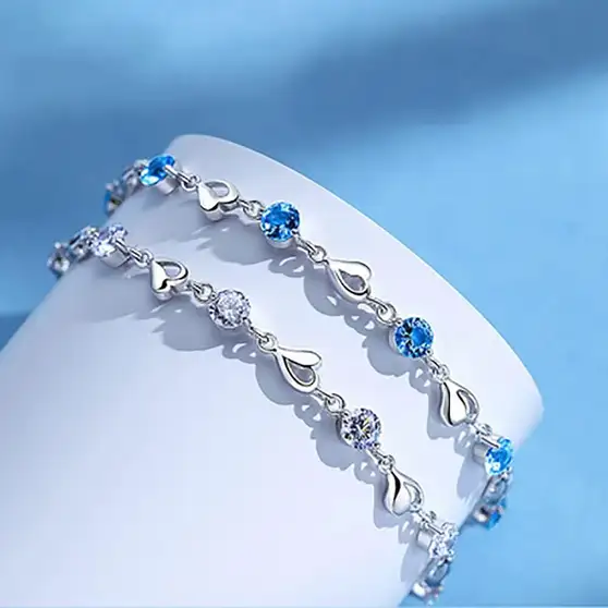 Aquaheart Silver Bracelet Combo