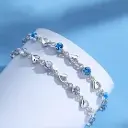 Aquaheart Silver Bracelet Combo