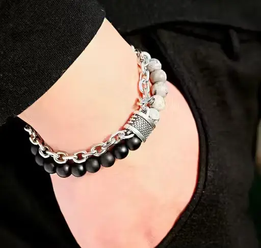 Monochrome Link Bracelet