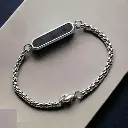 Midnight Bar Stainless Bracelet